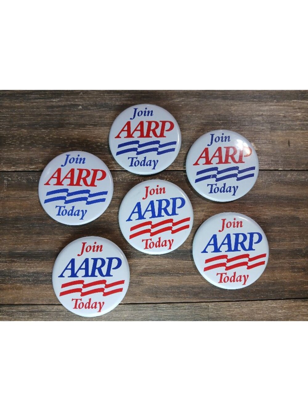 Join AARP Retirement Person Pin Lot Funny Gift Old Age Support Group Bag Gear